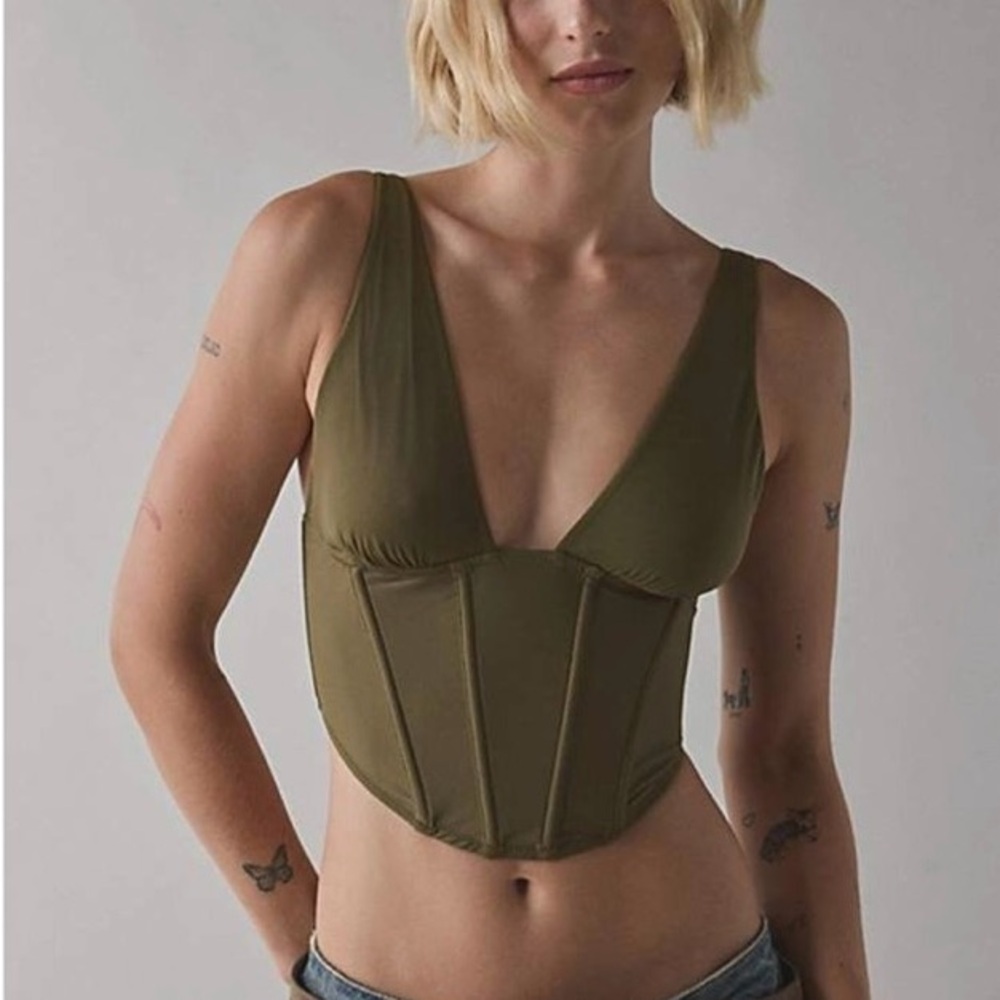 Urban Outfitters Olive Green Tank Top